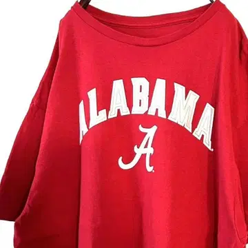 알라바마 ALABAMA 로고 티셔츠 레드 빨간색 구제 의류