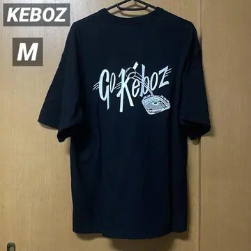 KEBOZ 티셔츠 [M] 블랙 브랜드 반팔 케보즈 여름 코디 TEE