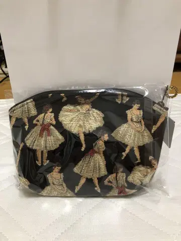 발레리나 자수 메이크업 파우치 일본제