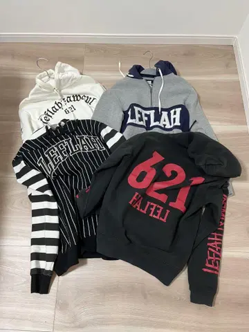 LEFLAH 후드티 4종 세트