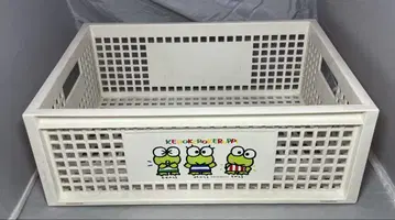 쇼와 레트로 케로케로케로피 컨테이너 시스템 박스 화이트