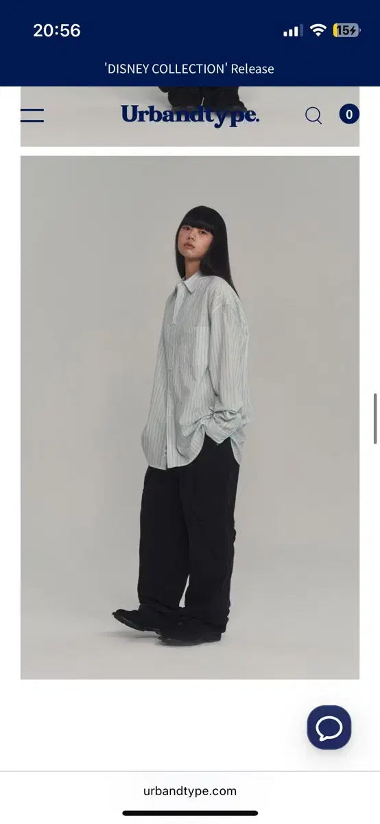 UrbanDtype Multi Stripe Oversized Shirt_Mint Green
