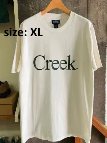 크릭 앵글러의 장비 로고 티셔츠 XL