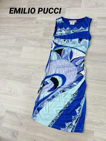 EMILIO PUCCI 에밀리오 푸치 슬리브리스 원피스 38
