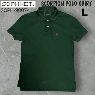 SOPHNET 소프넷 스콜피온 자수 피케 셔츠 L SOPH/FCRB