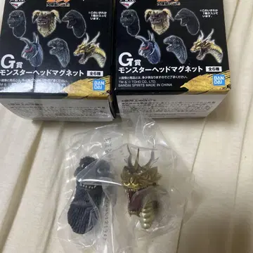 고질라 제일복권 몬스터 헤드 마그넷 고질라 킹기도라