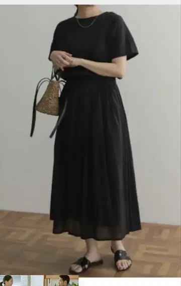 어반 리서치 도어스 코튼 롱 원피스