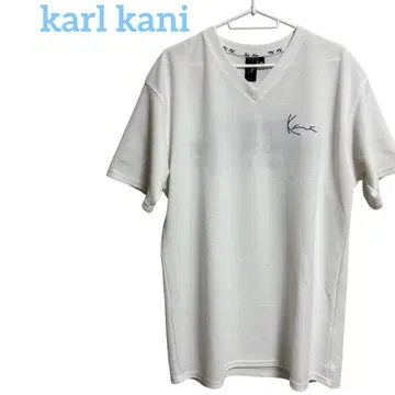 karl kani 화이트 V넥 티셔츠 2XL