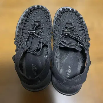 KEEN UNEEK 샌들 23.5cm 블랙 유니크 여성용