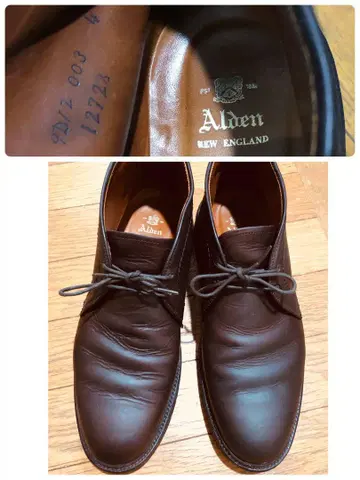 ALDEN (알든) 12728 오일 처카 부츠 기무라 타쿠야 9/5