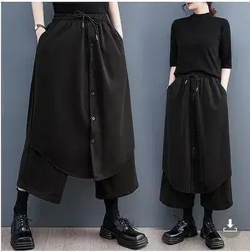 빅 사이즈 여성용 팬츠 허리 밴딩 봄/여름 가을 새상품