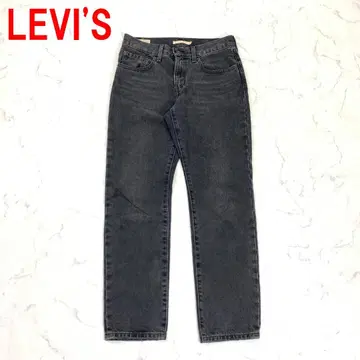 A6346 리바이스 MIDDY STRAIGHT 데님 면 그레이 26
