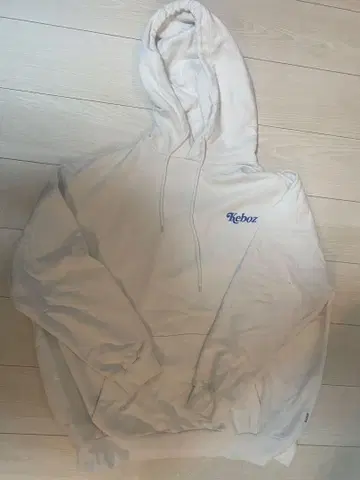 Keboz 화이트 후드티 XL
