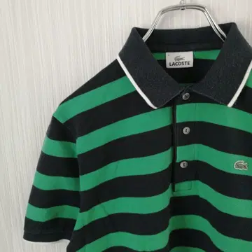 LACOSTE 라코스테 폴로 셔츠 반팔 보더 로고