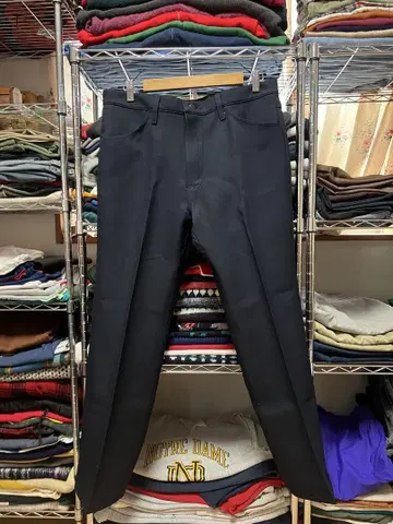 80s 90s Wrangler 런처 팬츠 블랙 네이비 USA제