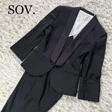컨디션 최상 SOV. 팬츠 셋업 턱시도 스트레치 블랙 36