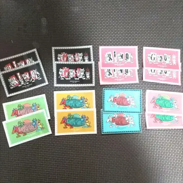 훼미리마트, 로손, King Gnu, 킹 누 스티커 각 4종류 2장