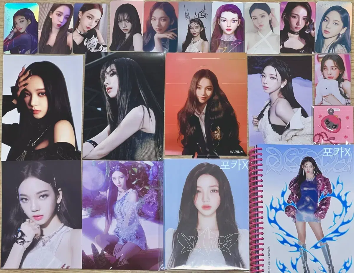 Aespa Karina Bulk Poca Postcard Book Unsealed Album Superbeing Armageddon Aespa Winter