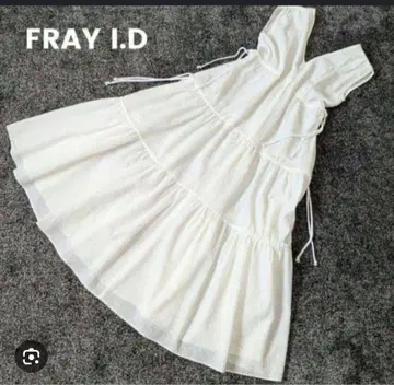 FRAY I.D 프레이 아이디 개더 티어드 원피스