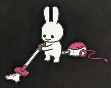 CUNE 큔 긴팔 티셔츠 롱T 청소 블랙 토끼 팬티 L