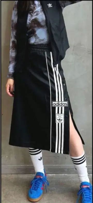 아디다스 adidas 아디 블레이크 스커트 롱 스커트 사이드 슬릿