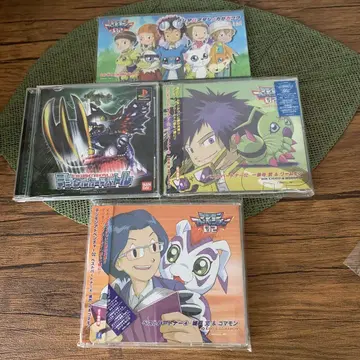 디지몬 정리 세트 (CD 3장 + PS 소프트 1개)