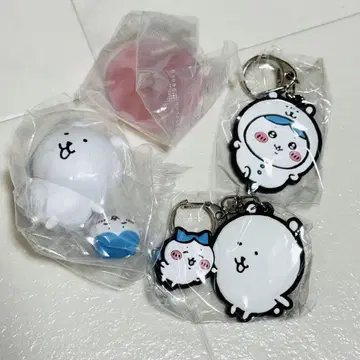 나가노 마켓 나가노의 곰 치이카와 (먼작귀) 하치와레 키링 피규어