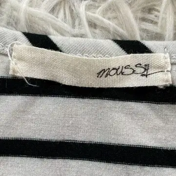 MOUSSY 레이온 혼방 슬리브리스 도킹 머메이드 롱 원피스