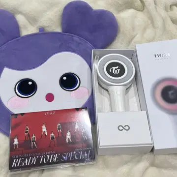 TWICE 응원봉 부채 커버 READY TO BE 일반ver DVD