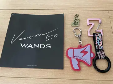 WANDS 굿즈 세트 스티커 참 키링 드링크 키링