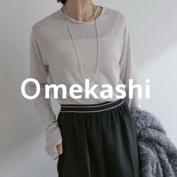 Omekashi 시어 플라이 풀오버 라이트 그레이