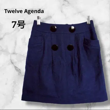 Twelve Agenda 12 아젠다 타이트 스커트 7호 다크 네이비