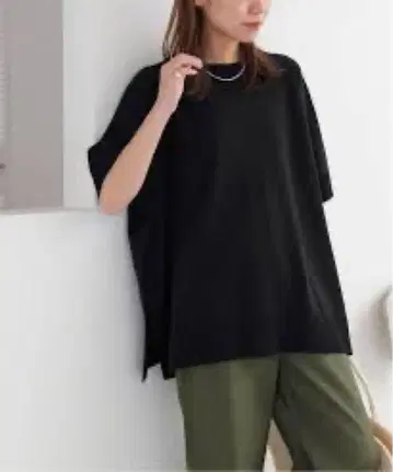 저널 스탠다드 리룸 워셔블 쿨 풀오버 블랙