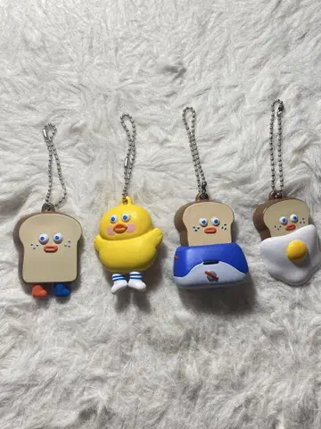 브런치 브라더 가챠가챠 플랫 마스코트 4종 컴프 세트