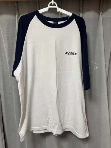 아비렉스 래글런 슬리브 티셔츠