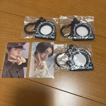 JAKES WALKTHELINE 키링 3개. 트레이딩 카드 세트