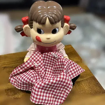 레트로 경품 당첨품 머리 흔드는 페코짱 바스켓 포함