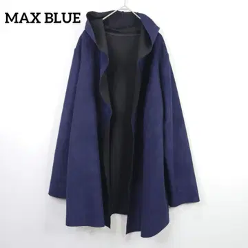 MAX BLUE 후디 자켓 스웨이드 느낌 [11호] 네이비 성인 캐주얼