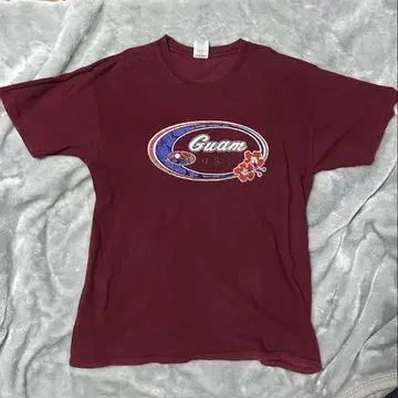 Guam U.S. 90s 구제 의류 티셔츠