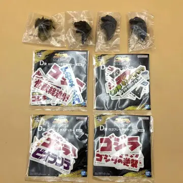 제일복권 고질라 대괴수열전 G G상 몬스터 헤드 마그넷 스티커