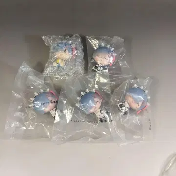 제일복권 리제로 G상 초코노코 피규어 렘 5개 세트