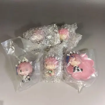 제일복권 리제로 G상 초코노코 피규어 라무 5개 세트