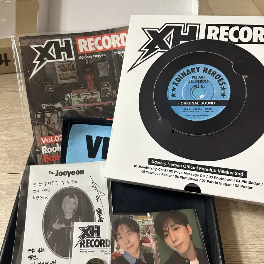 XDINARY HEROES RECORDS KIT 2ND Membership Kit Full Set | eBay