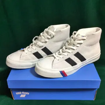 새상품 PRO-Keds ROYAL PLUS SUEDE HI WHITE