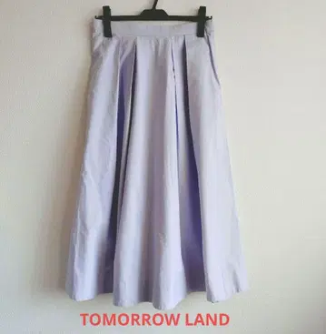 TOMORROW LAND 턱 플레어 스커트 롱