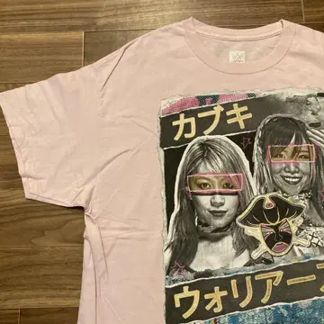 WWE 카부키 워리어스 티셔츠 아스카 카이리 레어