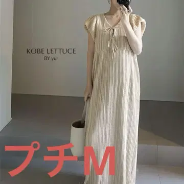 KOBE LETTUCE 앞뒤 2way 플리츠 원피스 [E3469]