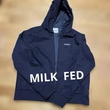 MILK FED 후드 부착 면 자켓