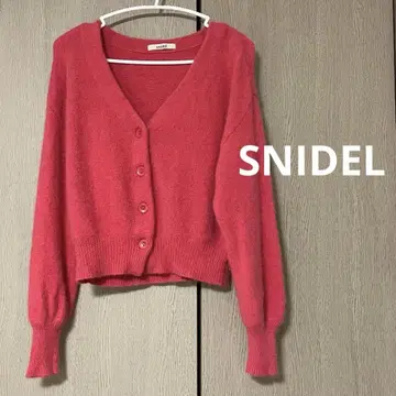SNIDEL 가디건 니트 프리 사이즈 핑크