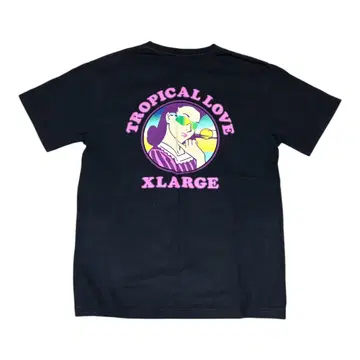 XLARGE Tropical Love 티셔츠 블랙